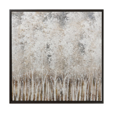Modern Home Decor Textured Canvas Wall Art Tree Painting Abstract